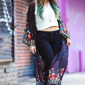 Ocean Love Cover-Up Maxi | Black